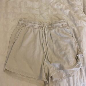 H&M Cream Athletic Shorts